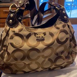 Brown COACH bag